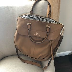 Vince Camuto Carmel Brown Dean satchel/crossbody